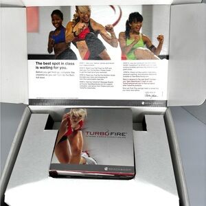 Beachbody TurboFire Hybrid Schedule Set - Red and Gray